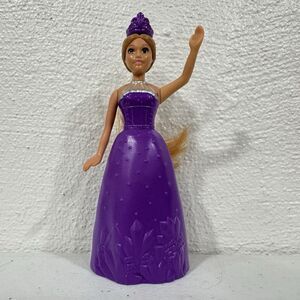 2019 McDonald's Barbie Princess Purple Dress Tiara Happy Meal Toy #3 Figure